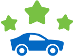 Car with stars